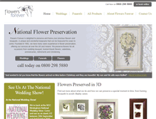 Tablet Screenshot of flowersforever.co.uk